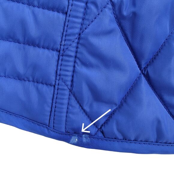 Lilly Pulitzer Blake Quilted Vest Iris Blue Size Small Pockets - Picture 11 of 16